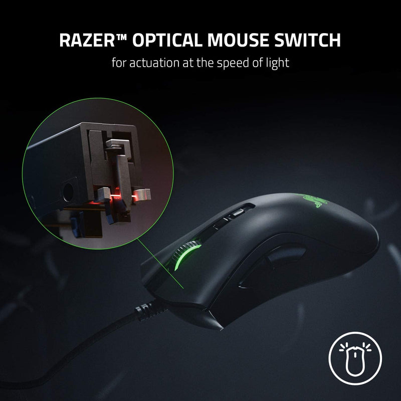 Razer DeathAdder V2 Wired Optical Gaming Mouse (Black) OPEN BOX