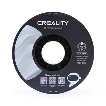 Creality CR-SILK PLA 3D Printer Filament 1.75 mm 1 KG Spool - 3 Pack (WHITE SILK)