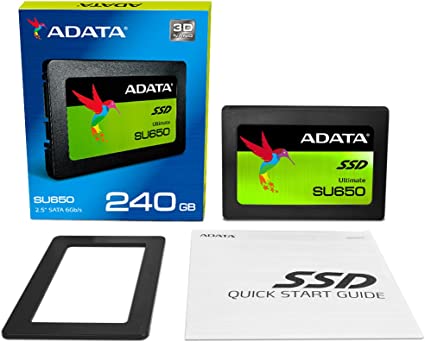 ADATA Ultimate SU650 2.5' 240GB SATA III 3D NAND Internal SSD