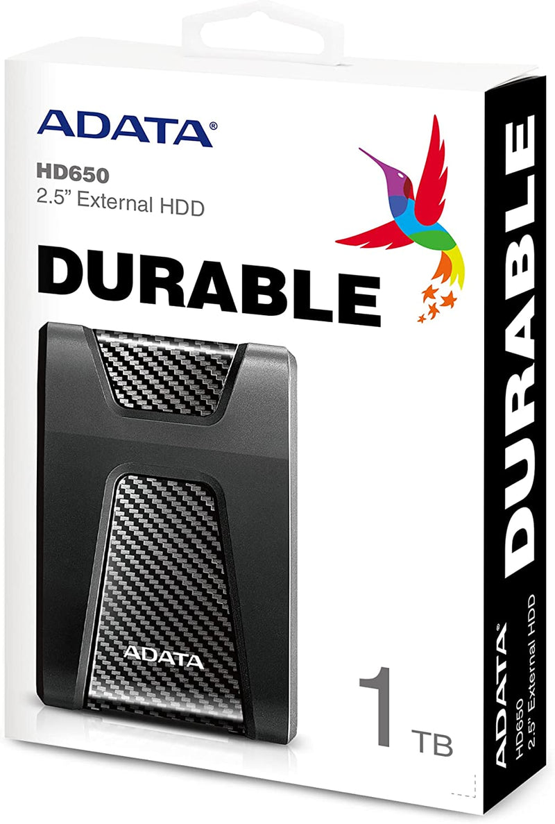 ADATA HD650 2TB USB 3.1 External Hard Drive (Black)