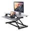Rocelco VADR-G Sit-to-Stand Hi-Lift Adjustable Height Desk Riser (Grey)