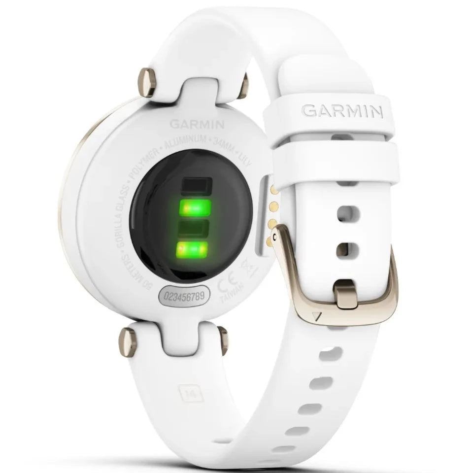 GARMIN Lily - Smartwatch Sport Edition - Cream Gold Bezel with