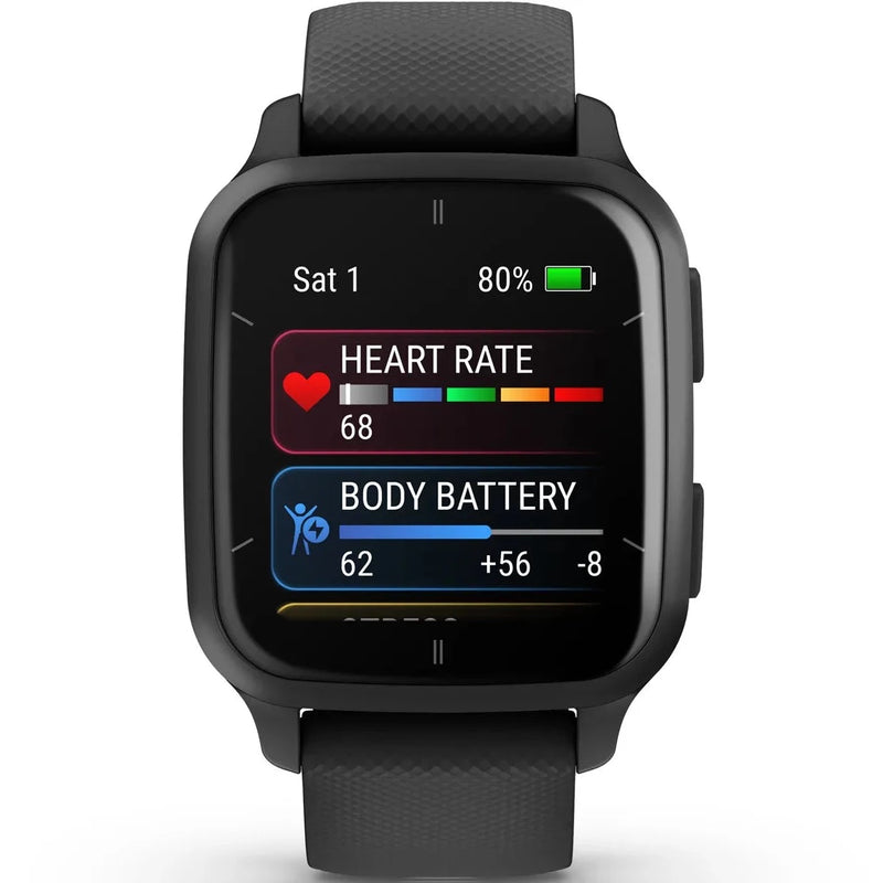 Montre intelligente LETSFIT EW1 et moniteur d'activité avec moniteur de fréquence cardiaque (noir)