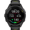 GARMIN Forerunner 265S – Smartwatch - Black Bezel and Case with Black/Amp Yellow Silicone Band (Small)