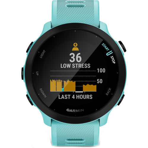 GARMIN Forerunner 55 - GPS Running Smartwatch (Aqua)