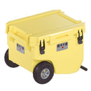 RovR RollR 60 qt. Wheeled Hard Cooler with Telescopic Handle (SUNNY SIDE)
