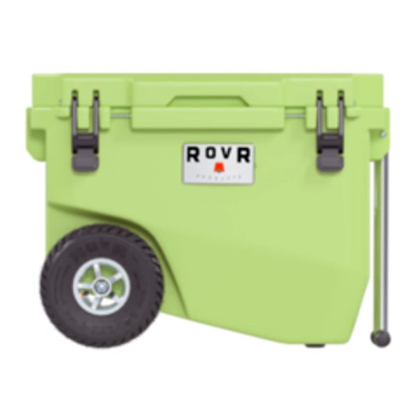 RovR RollR 60 qt. Wheeled Hard Cooler with Telescopic Handle (MATCHA)