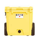 RovR RollR 45 qt. Wheeled Hard Cooler with Telescopic Handle (SUNNY SIDE)