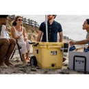 RovR RollR 45 qt. Wheeled Hard Cooler with Telescopic Handle (SUNNY SIDE)