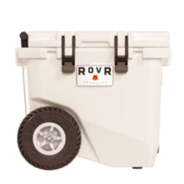 RovR RollR 45 qt. Wheeled Hard Cooler with Telescopic Handle (POWDER)