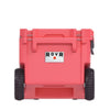 RovR RollR 45 qt. Wheeled Hard Cooler with Telescopic Handle (CORAL)