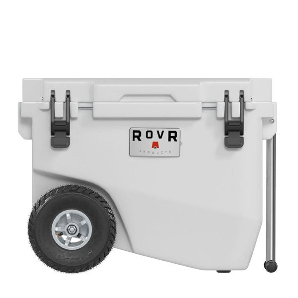 RovR RollR 60 qt. Wheeled Hard Cooler with Telescopic Handle (POWDER)