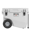 RovR RollR 60 qt. Wheeled Hard Cooler with Telescopic Handle (POWDER)