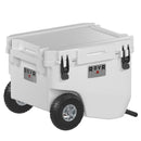 RovR RollR 60 qt. Wheeled Hard Cooler with Telescopic Handle (POWDER)