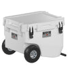 RovR RollR 60 qt. Wheeled Hard Cooler with Telescopic Handle (POWDER)