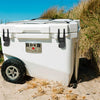 RovR RollR 60 qt. Wheeled Hard Cooler with Telescopic Handle (POWDER)