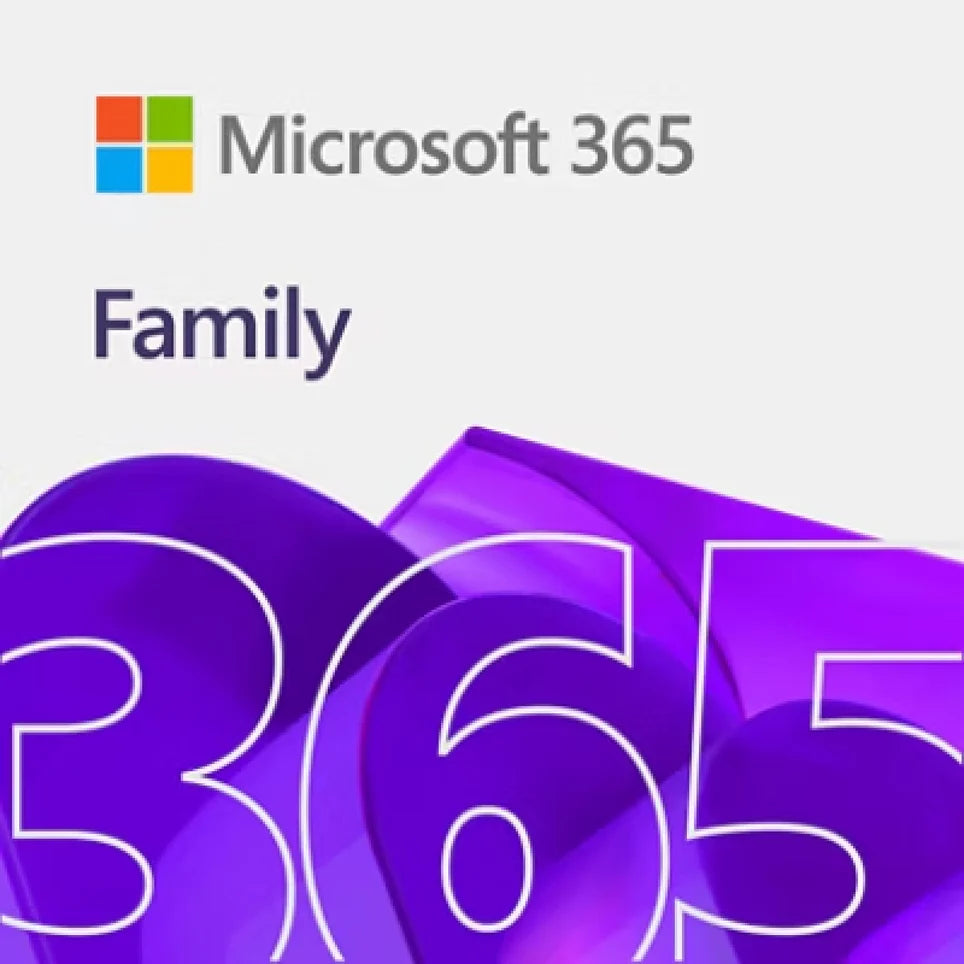 Microsoft 365 Famille pour 6 utilisateurs (1 an) - Téléchargement