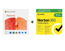 Microsoft 365 Personal for 1 User (1 Year) + Norton 360 Standard (1 Device / 1 Year) - Download