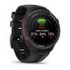 GARMIN Approach S70 - GPS Golf Watch (Black Bezel with Black Band)