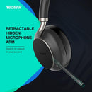 Yealink YKBH72 TEAMS Over Ear USB-A Bluetooth Wireless Headset (Black)