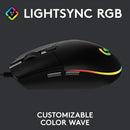 Logitech G G203 Lightsync Gaming Mouse (Black)