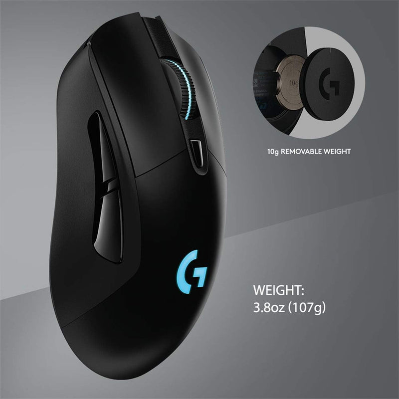 Logitech G703 Lightspeed Wireless Gaming Mouse (Black)