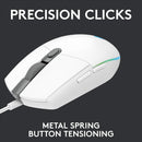 Logitech G G203 Lightsync Gaming Mouse (White)