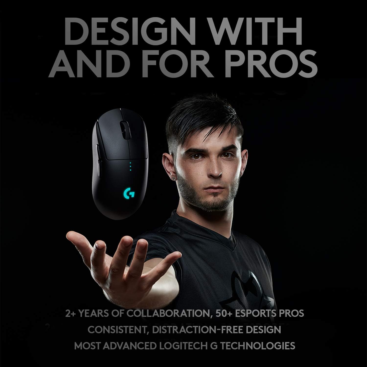 Logitech G Pro Wireless Gaming Mouse (Black)