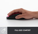 Souris sans fil Logitech M510 (rouge)