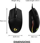 Logitech G G203 Lightsync Gaming Mouse (Black)