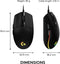 Logitech G G203 Lightsync Gaming Mouse (Black)