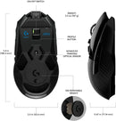 Logitech G903 Lightspeed Wireless Gaming Mouse (Black) OPEN BOX