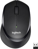 Logitech M330 Silent Plus Wireless Mouse (Black)