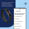 Fitbit Luxe Fitness Tracker One Size - Small and Large Bands Included (Black/Graphite)