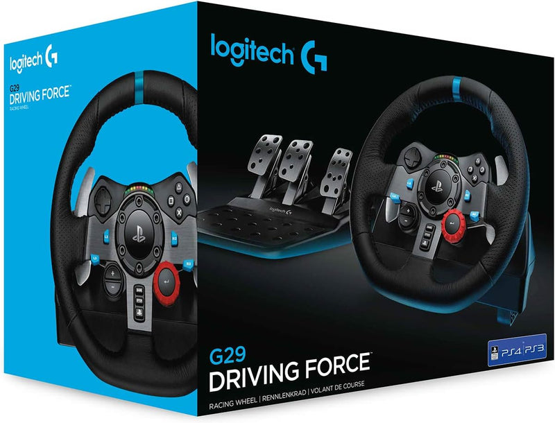 Volant de course Logitech G29 Driving Force pour PlayStation et PC (noir)