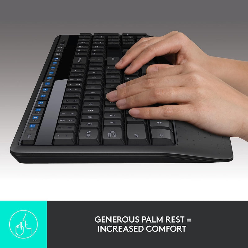 Logitech MK345 Wireless Desktop Keyboard and Mouse Combo