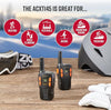 Cobra ACXT145 Compact 22-Channel Two-Way Radio - 16-mile Range - 3 Pack