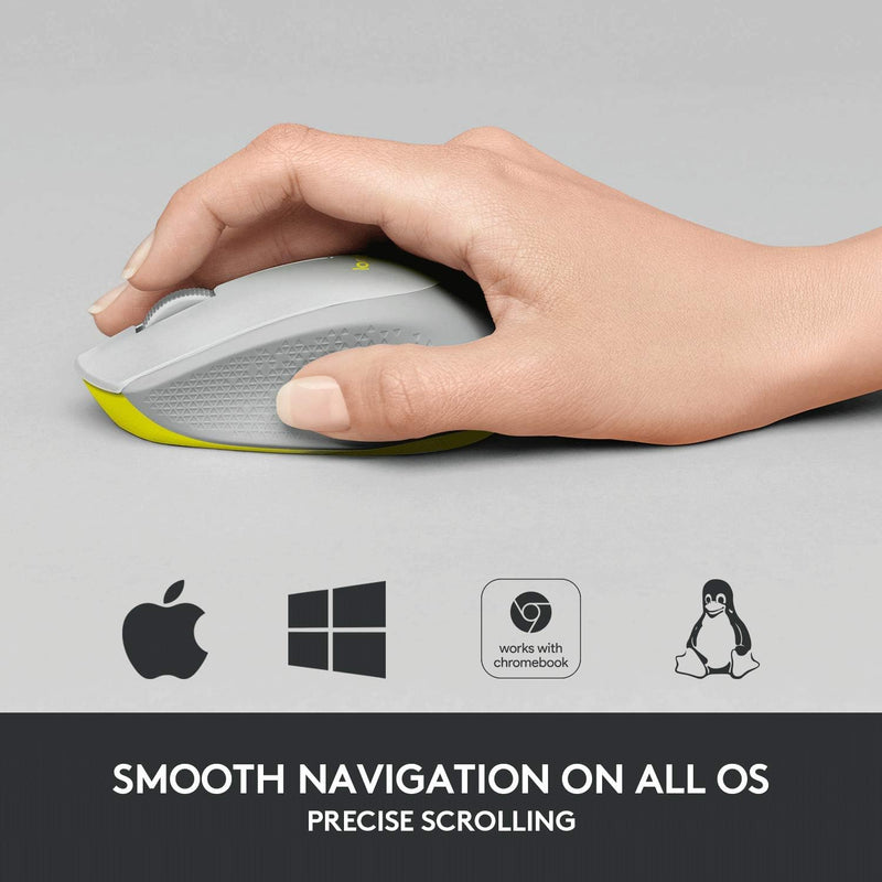 Souris sans fil Logitech M330 Silent Plus (gris)