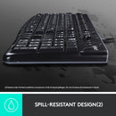 Logitech MK120 Desktop Keyboard and Mouse Combo - English