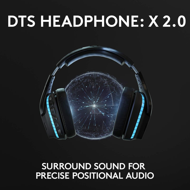 Casque de jeu sans fil Logitech G935 7.1 Surround Sound Lightsync