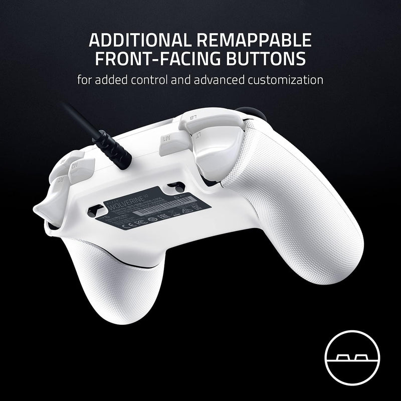 Razer Wolverine V2 Wired Gaming Controller for Xbox (White)