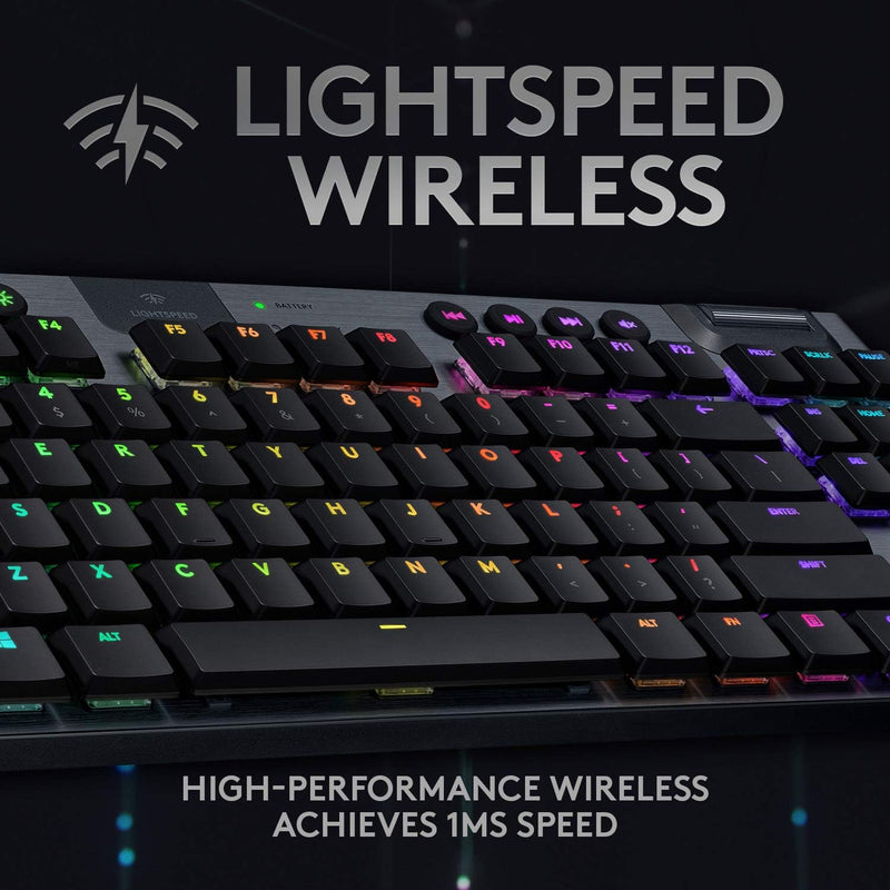 Logitech G915 Tenkeyless LIGHTSPEED Wireless RGB Tactile Switch Gaming Keyboard