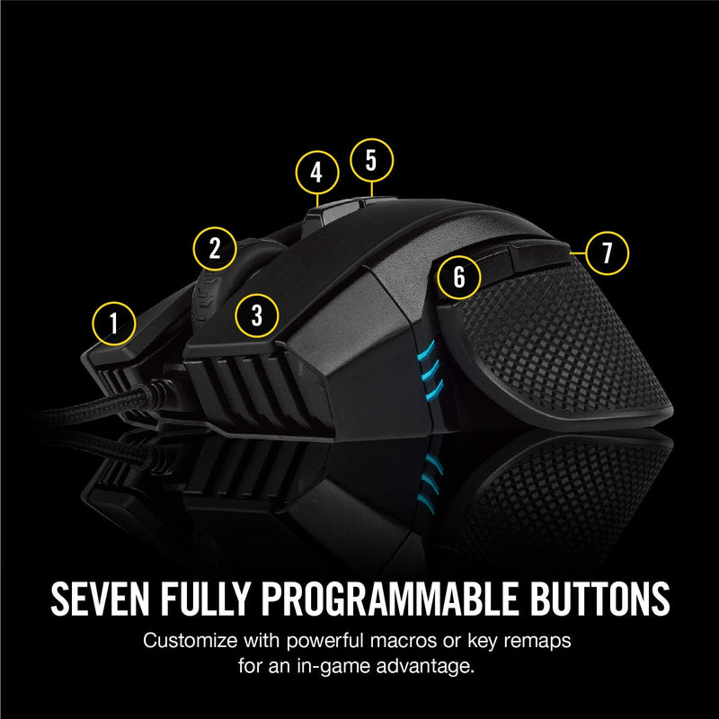 Corsair Ironclaw FPS/MOBA Gaming Mouse (Black)
