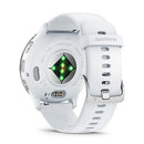 GARMIN Venu 3 Smartwatch Silver Stainless Steel Bezel with Whitestone Case
