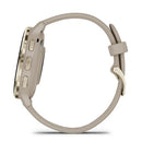 GARMIN Venu 3S Smartwatch Soft Gold Stainless Steel Bezel with French Gray Case