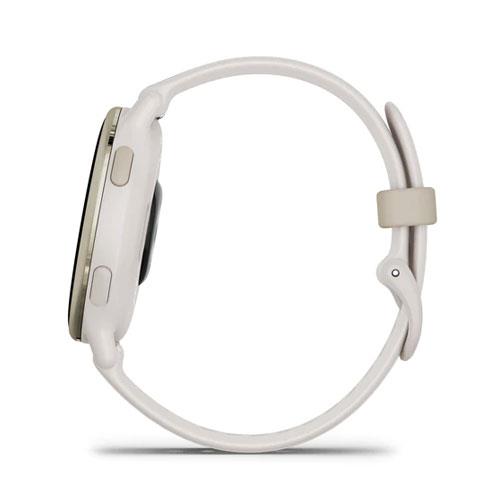 GARMIN vívoactive 5 - Smartwatch - Ivory Case with Cream Gold Bezel