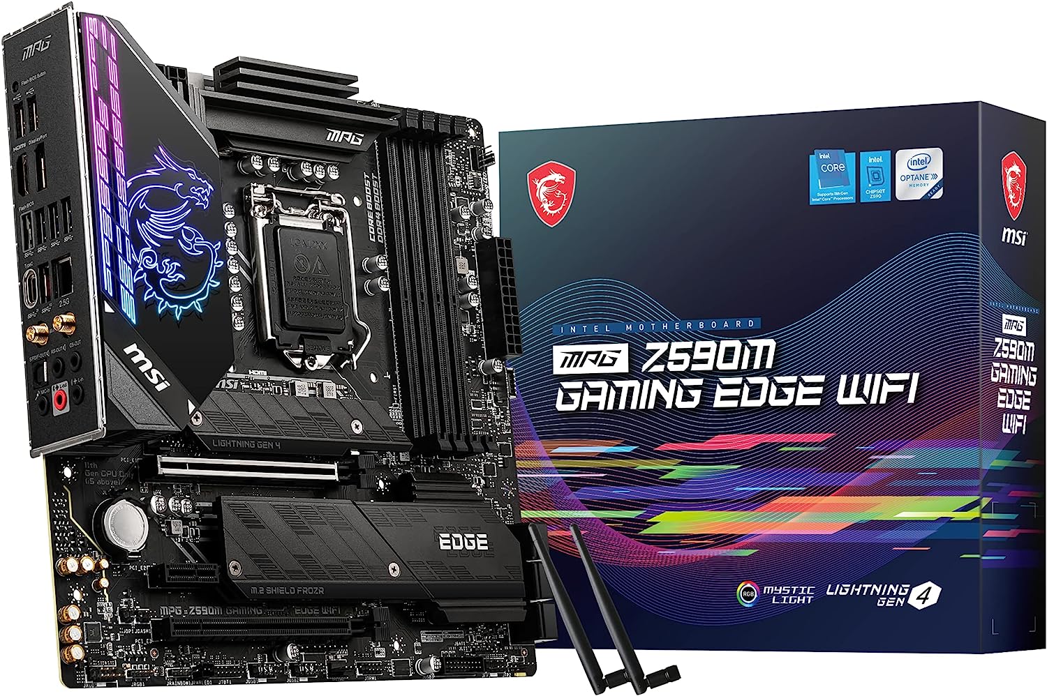 MSI Z490-A PRO Desktop Motherboard - Intel Z490 Chipset - Socket LGA-1200 -  Intel Optane Memory Ready - ATX