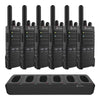 Cobra Pro PX650 Professional FRS Two-Way Radios With Surveillance Headset - 6 Pack