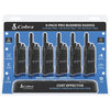 Cobra Pro PX650 Professional FRS Two-Way Radios With Surveillance Headset - 6 Pack