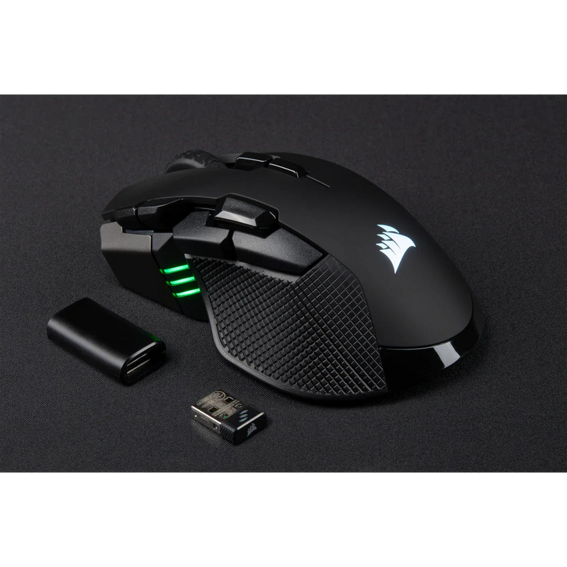 Corsair IRONCLAW RGB Wireless Optical Gaming Mouse - Black OPEN BOX
